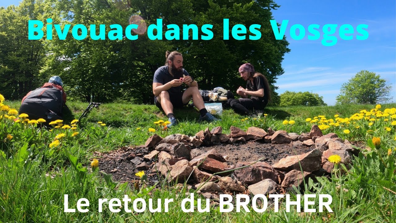 Le tour du BALON D'ALSACE en BIVOUAC avec le BROTHER !