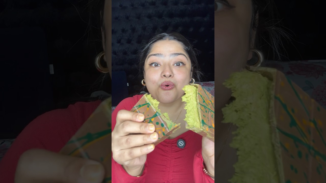 Trying Viral Dubai Kunafah Chocolate @MaddyEats