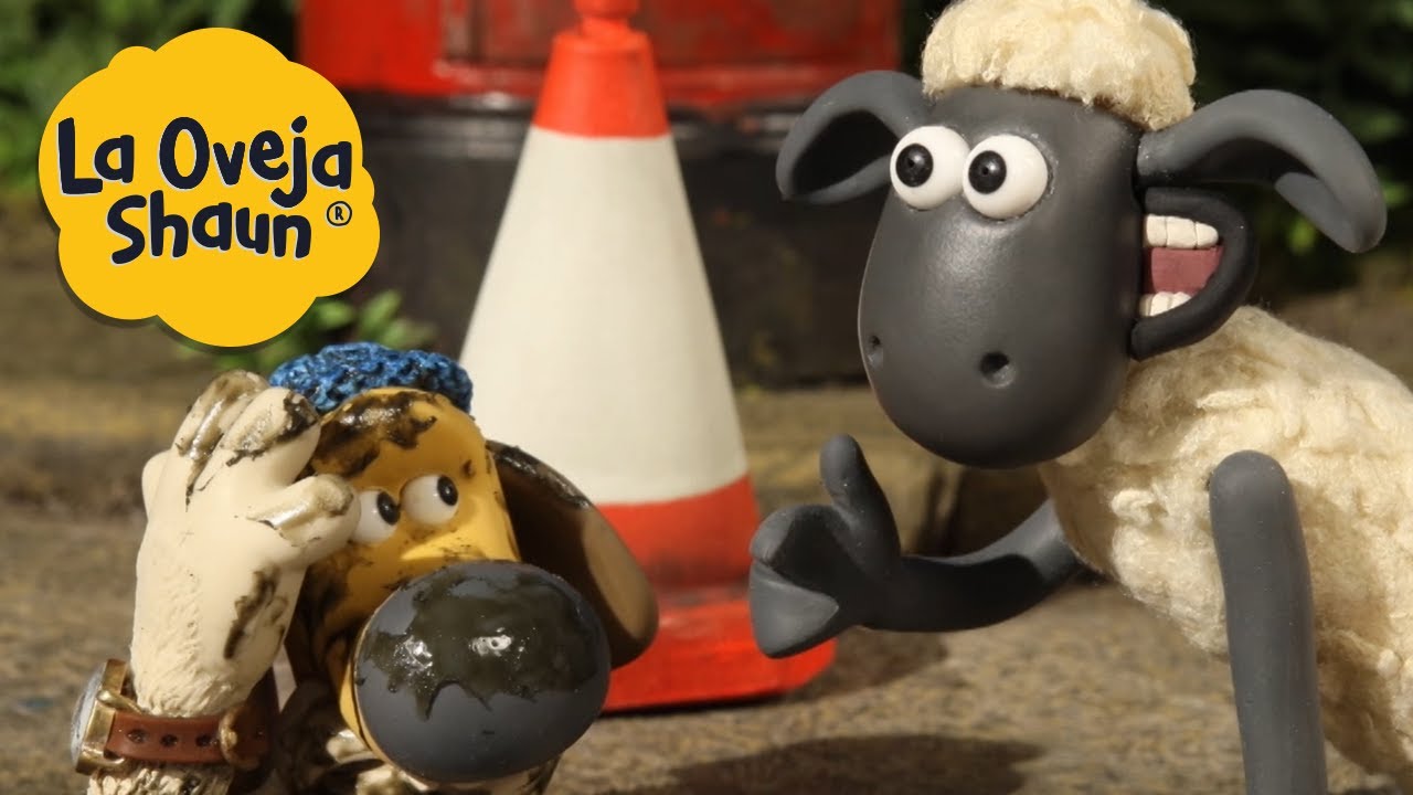 La Oveja Shaun 🐑 Trabajos de tráfico 🐑 Dibujos animados para niños