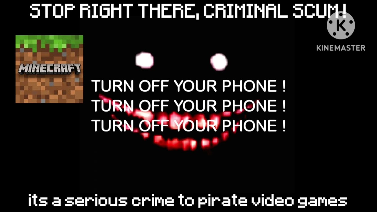 Minecraft Anti-Piracy Screen (Fan Made)