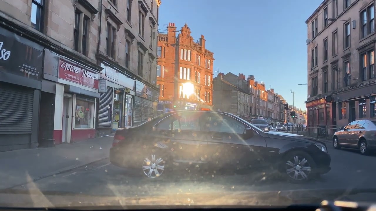 Driving in Glasgow - Southside driving -  Summer 2022