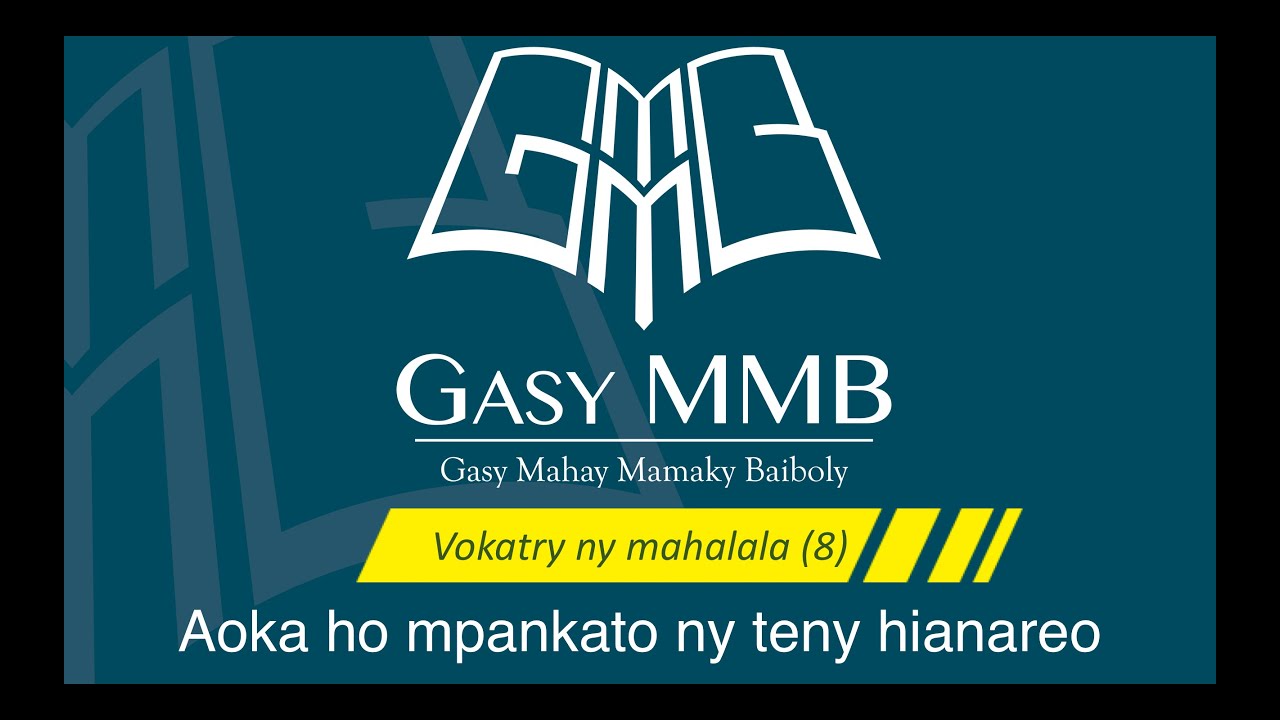 Vokatry ny mahalala (8) Aoka ho mpankato ny teny