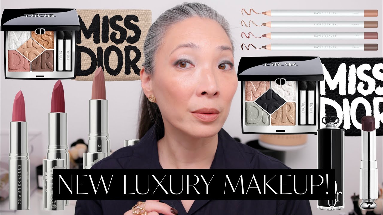 NEW GLAM LUXURY MAKEUP TRY-ON - Dior | Chantecaille