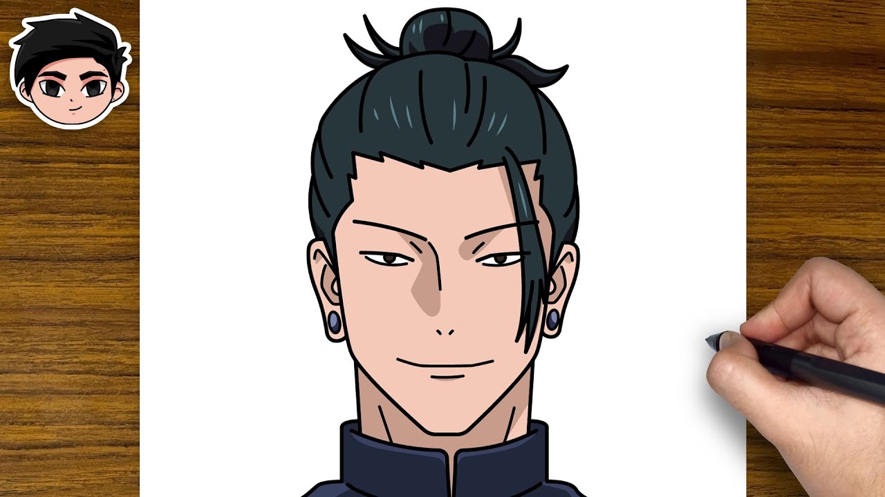 How to Draw GETO SUGURU from Jujutsu Kaisen | Easy Step-by-Step