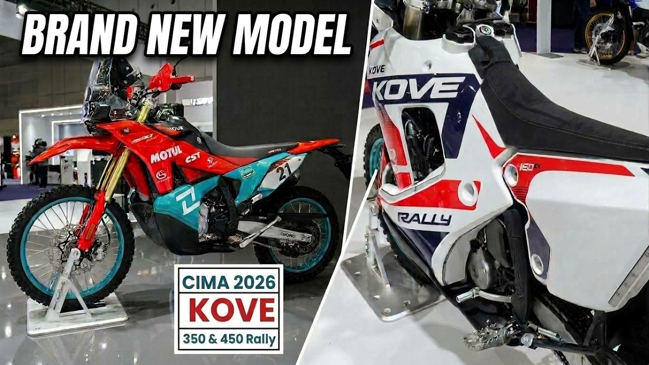 CIMA 2026: Kove 350 Rally: Kove 450 Rally zaprezentowany