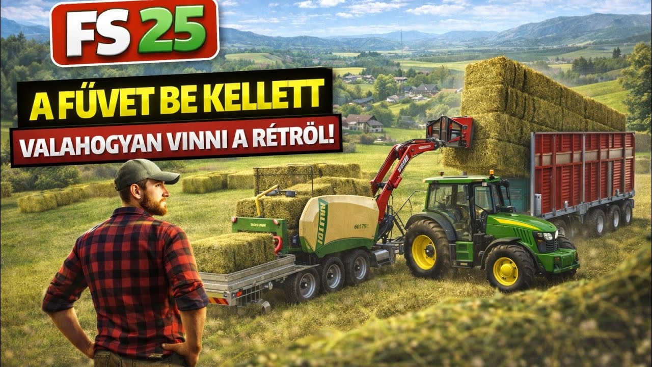 Fs 25 a fűvet be kellett valhogyan vinni a rétről! 