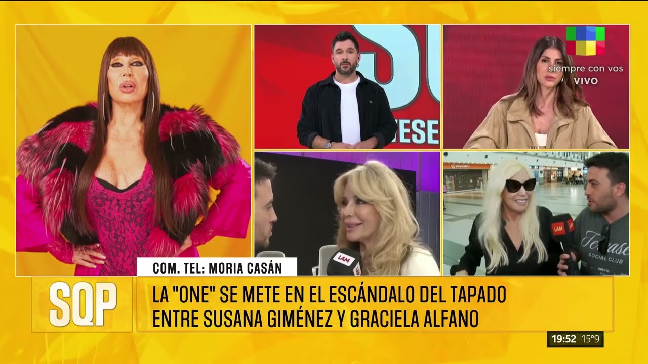 🤩 MORIA CAS&Aacute;N SE METE EN EL TAPADO-GATE, LA GUERRA ENTRE SUSANA Y ALFANO