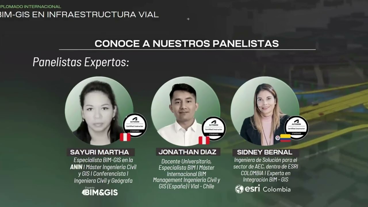 WEBINAR |Sinergia BIM–GIS para Infraestructura Vial: De los Datos a la Decisión