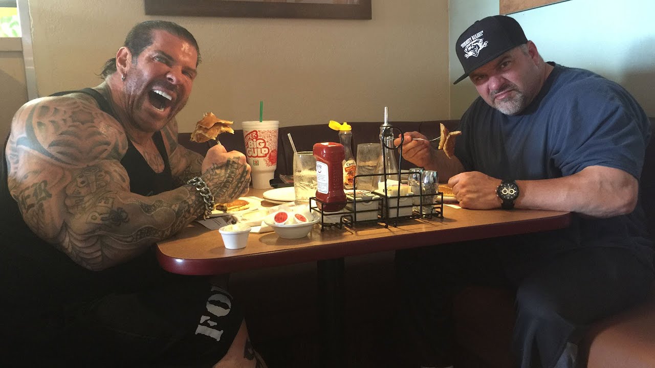 PANCAKE EATING CONTEST - BIG J - AFTER KILLIN BACK - 200lb DUMBELL - FLORIDA