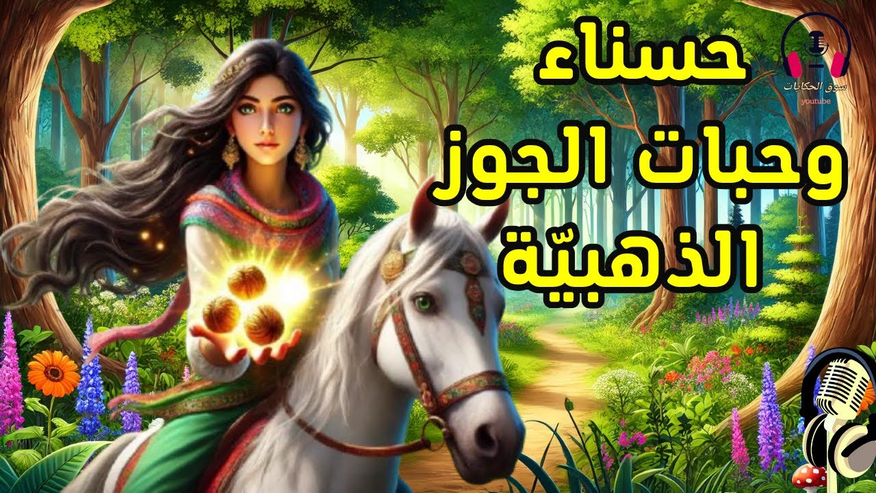 قصة حسناء وحبات الجوز الذهبية، من القصص الخيالية المشوقة قبل النوم، ضع السماعات واستمع، سوق الحكايات