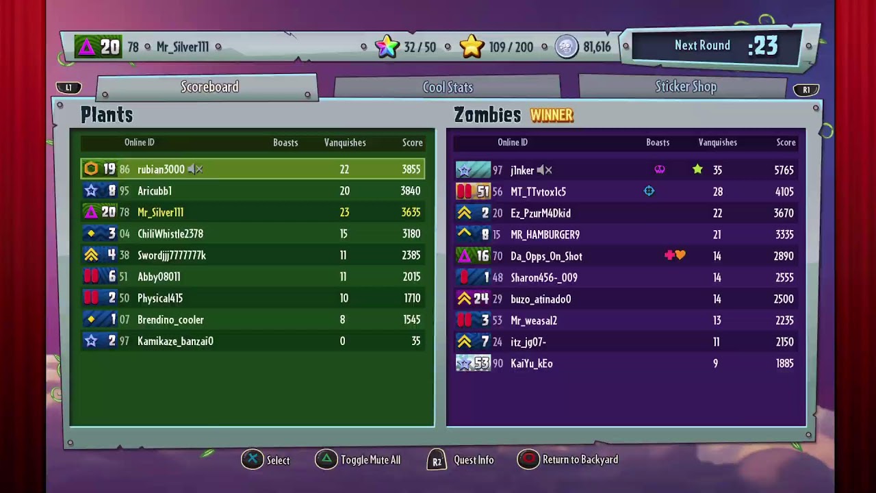 PVZGW2 Stream