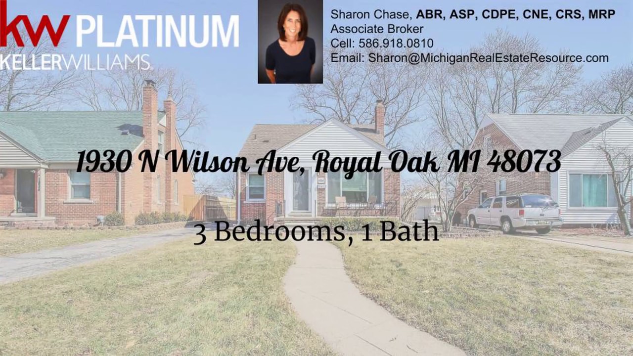 1930 N Wilson, Royal Oak MI 48073 - New to The Market!