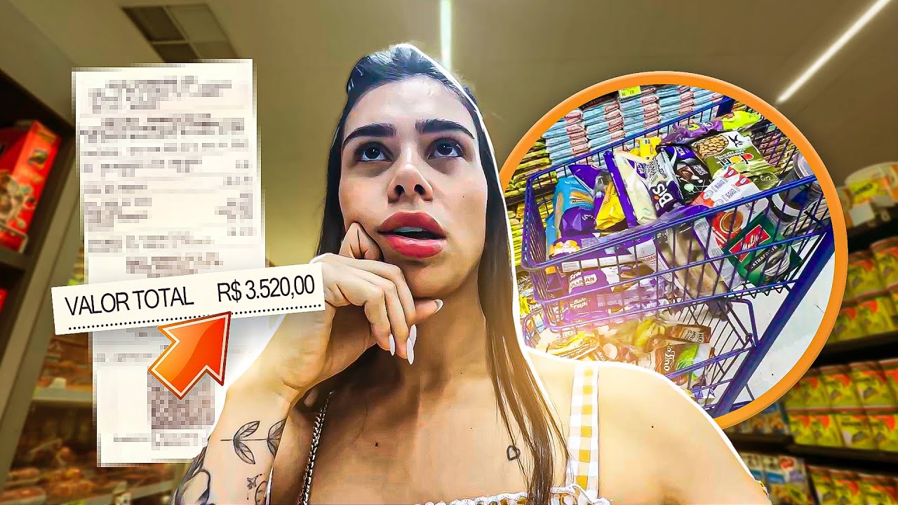 FAZENDO MERCADO PRA MINHA FESTA DE 26!! VLOGZÃO!