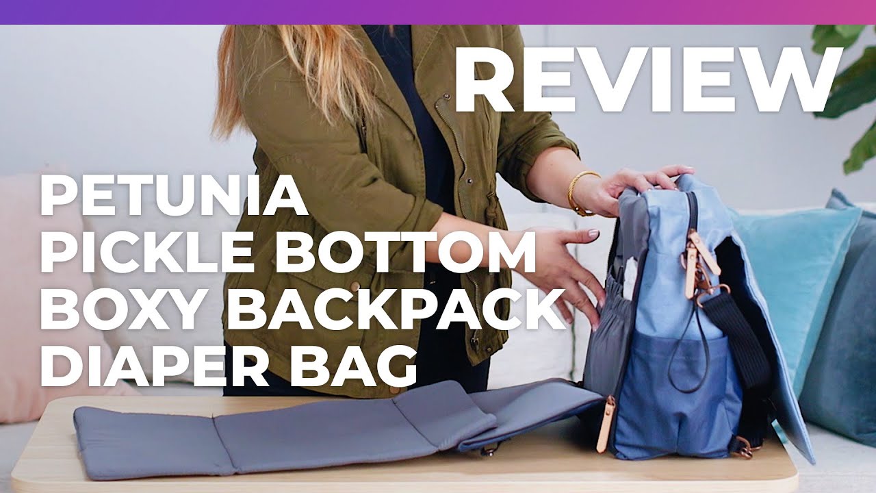 Petunia Pickle Bottom Boxy Backpack Diaper Bag Review - What to Expect