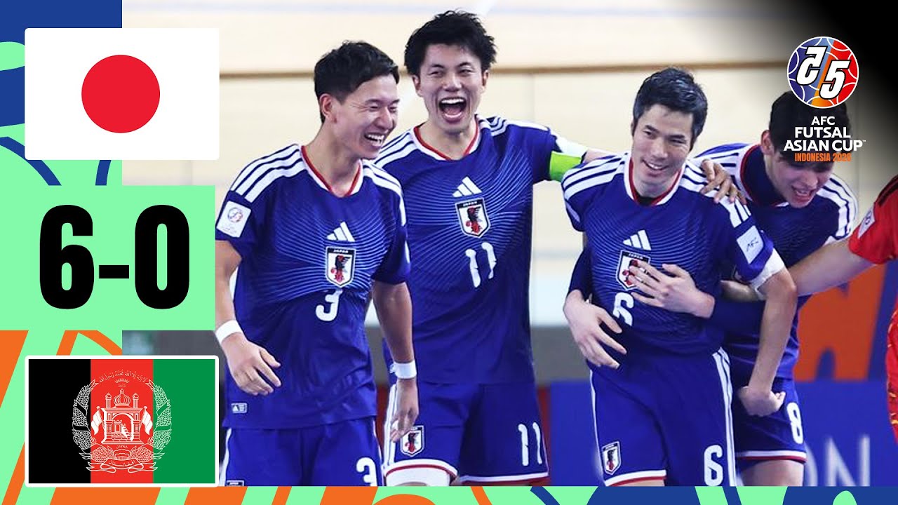 Samurai Blue STORM past Afghanistan! | Japan - Afghanistan | Highlights | AFC Futsal Asian Cup™