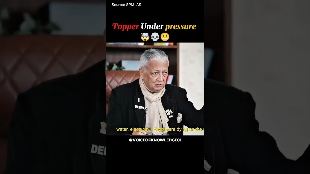 Topper Under Pressure 🤯😬 || UPSC interview #upsc