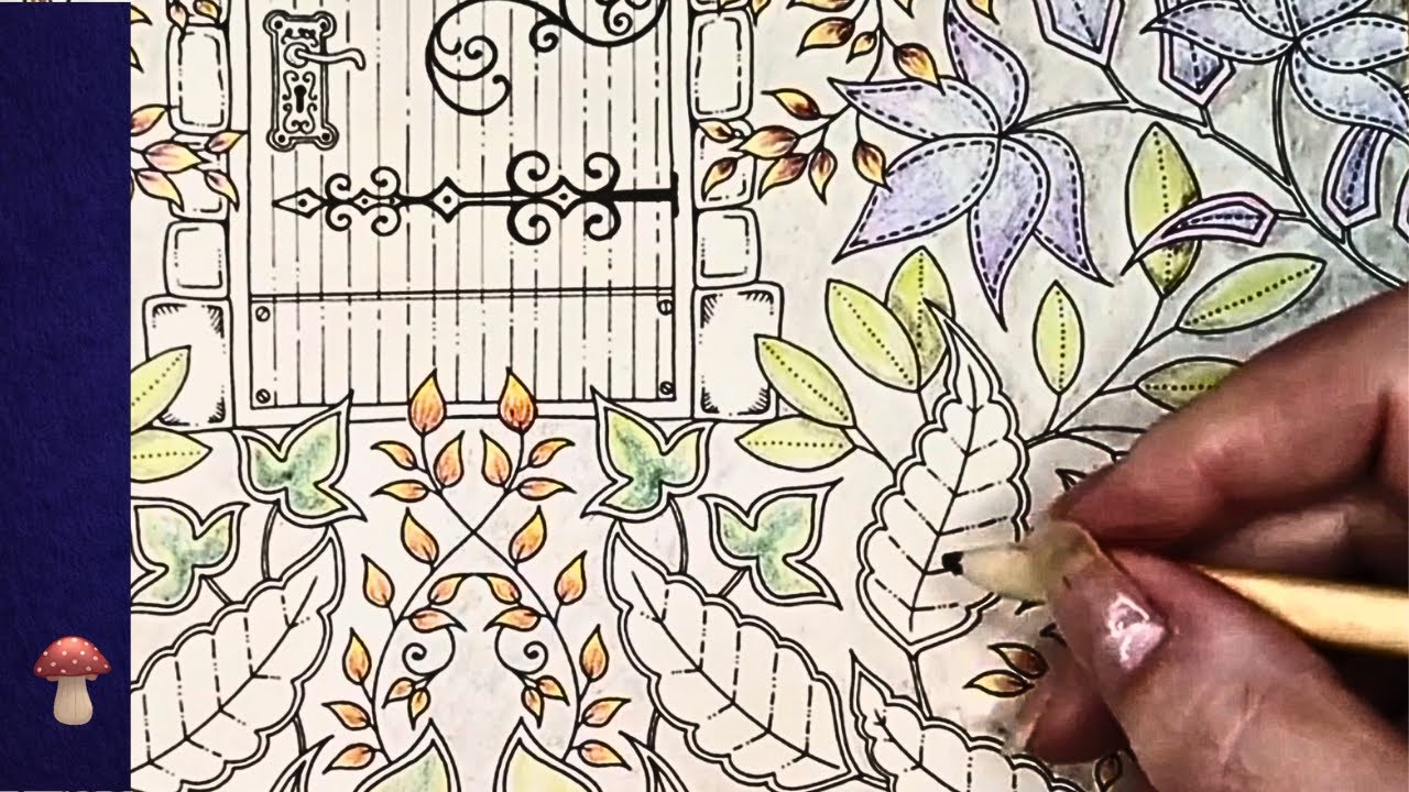 Fantasy Colouring | Secret Garden – Calm Creative Focus (Part 1)
