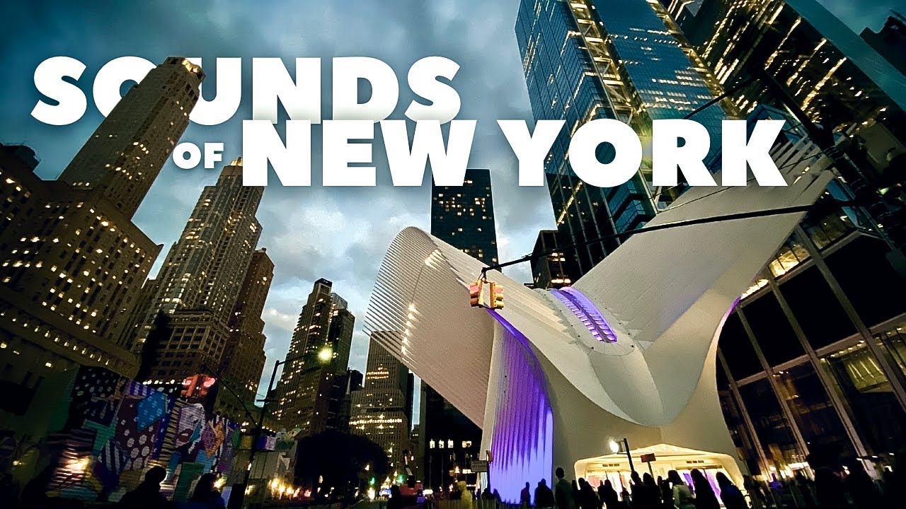 Sounds of NEW YORK CITY (Times Square, Tribeca, Central Park, Wall Street) | 4K