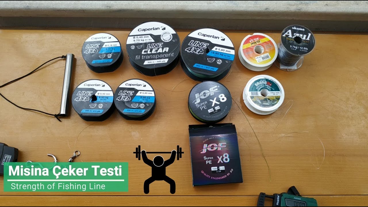 Misina çeker testi / Fishing Line Strength Test