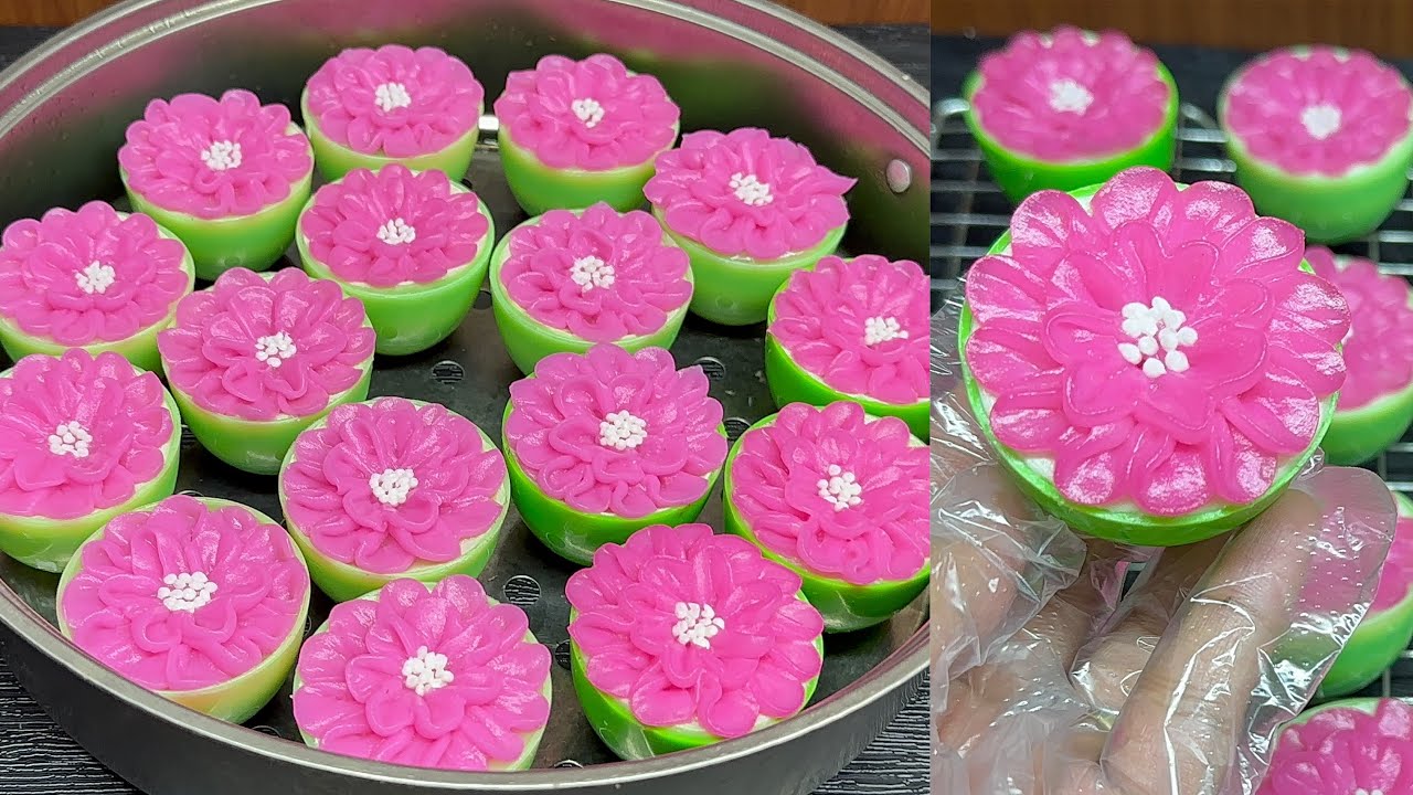 Unik dan menakjubkan|| Ubah kue jadul jadi kekinian, Resep kue lapis mawar terbaru