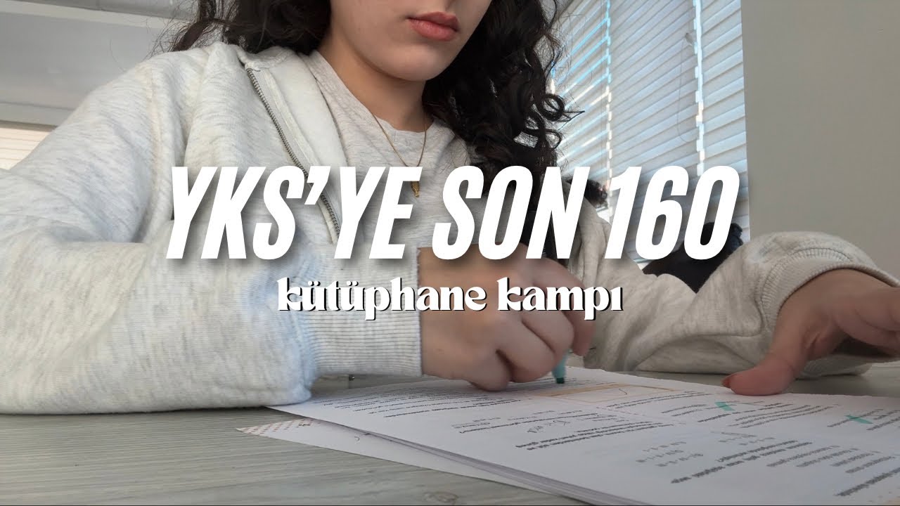 son 160 gün ve ben hala ders çalışma düzeni oturtamadım | yks vlog