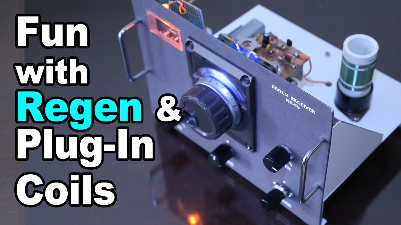 Fun with Regenerative Receiver and Plug-In Coils  プラグイン・コイル式再生受信機
