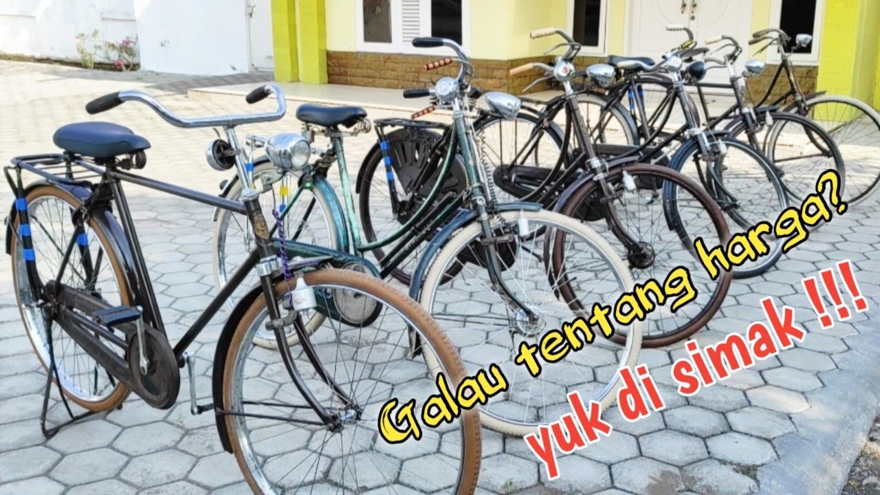 Informasi Ter update harga sepeda onthel tahun 2025