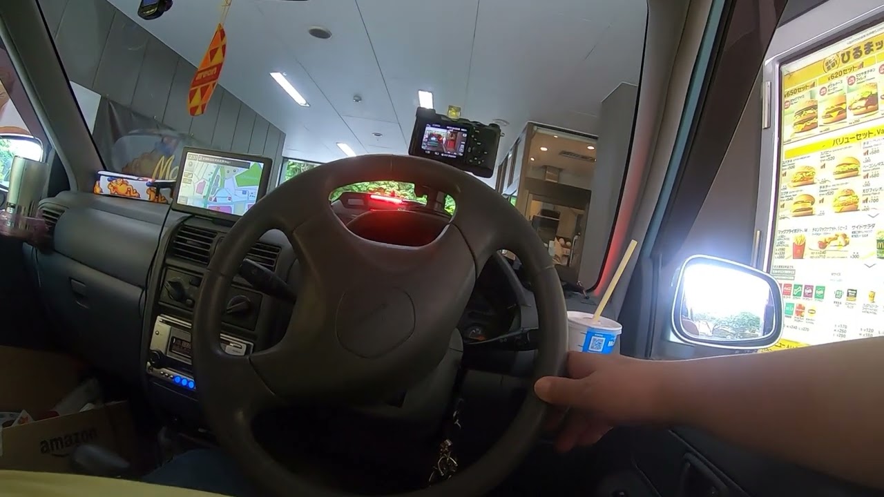 マクドナルド仙台ドライブスルーいかぽっぽたこ焼き【車載動画】マック。マクド。McDonald's Drive Through【Dashcam】ドラレコドライブ動画。