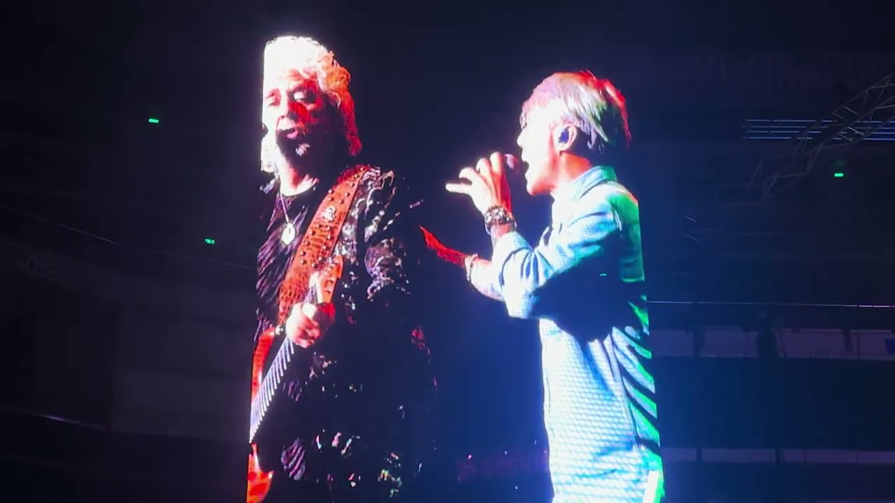 Toto in manila 2025 with Arnel Pineda