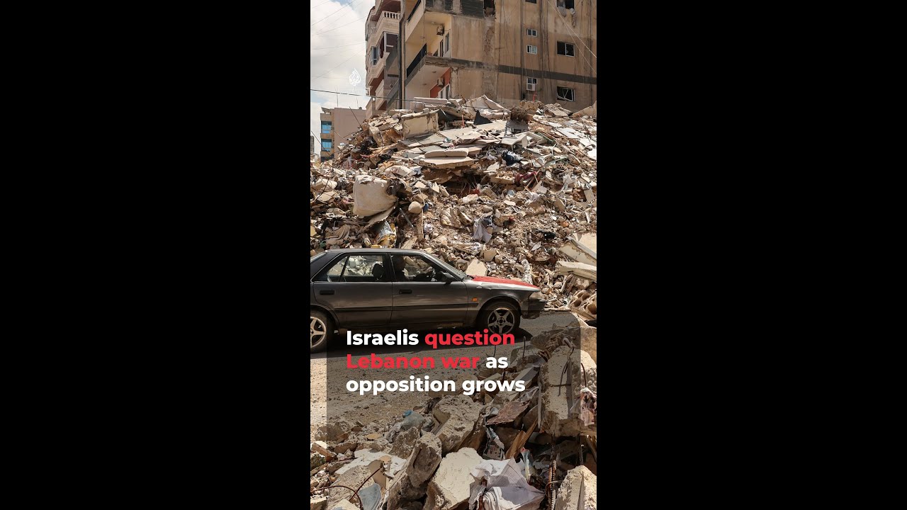 Israelis question Lebanon war as opposition grows | AJ #shorts