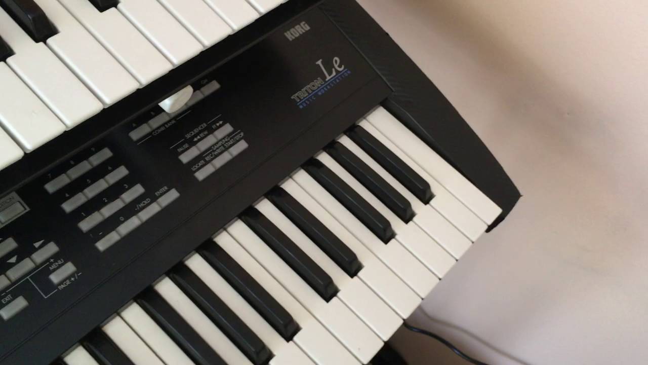 como cargar sonidos al Korg Triton LE o Korg TR