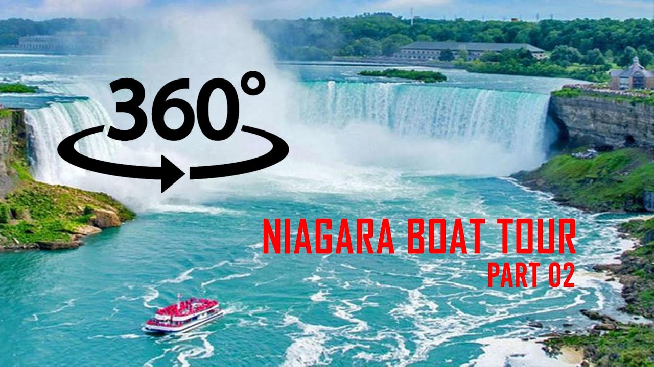 Niagara Whirlpool Jet Boat Tour: 360&deg; VR Video (Full HD)