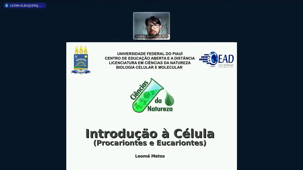 Aula de Biologia Celular e Molecular (Parte I) - Ci&ecirc;ncias da Natureza