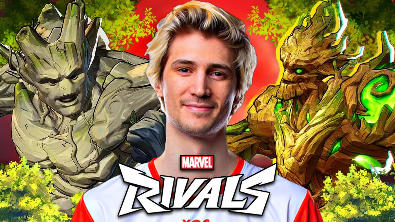 Spectating XQC in Marvel Rivals! (Groot Season 1.5)