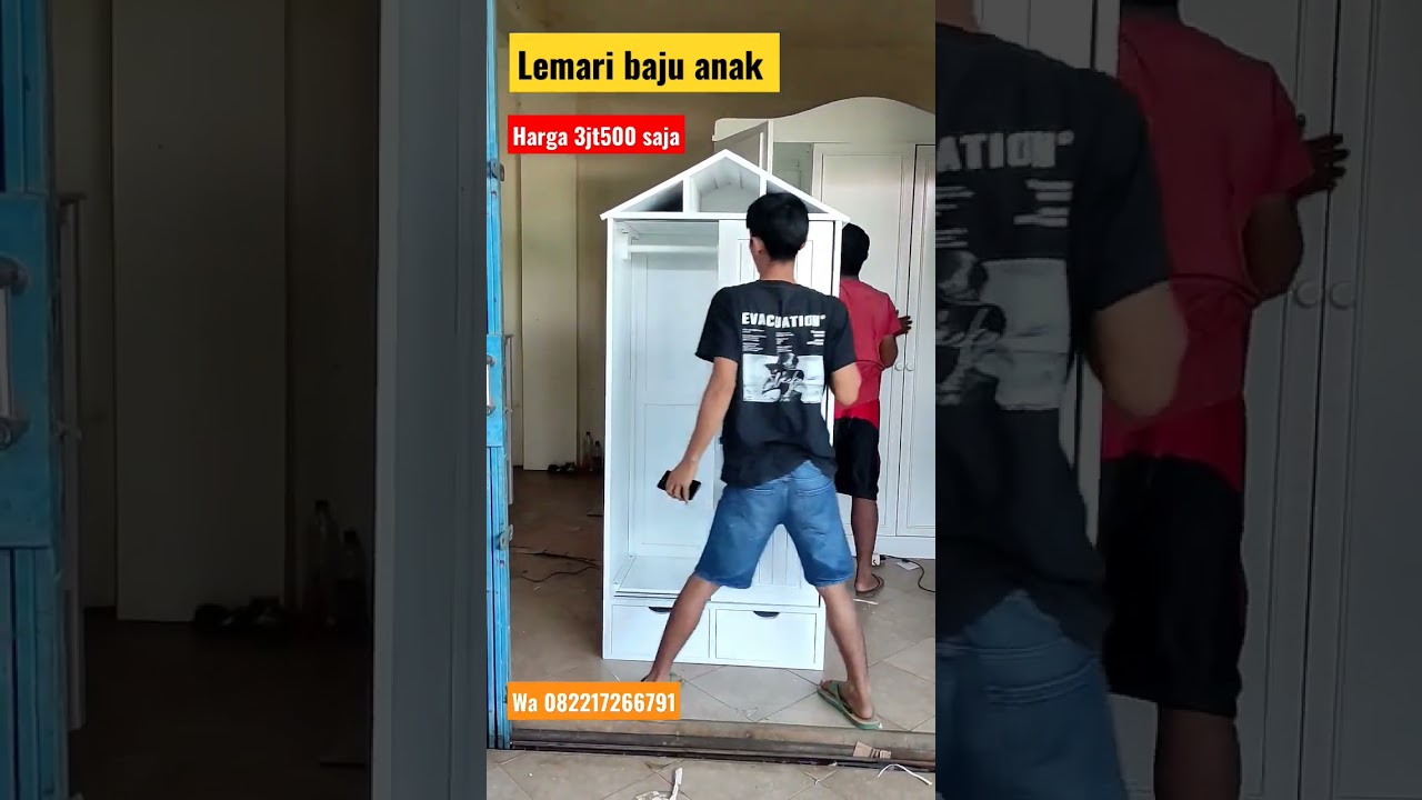 lemari baju anak sliding duco harga murah
