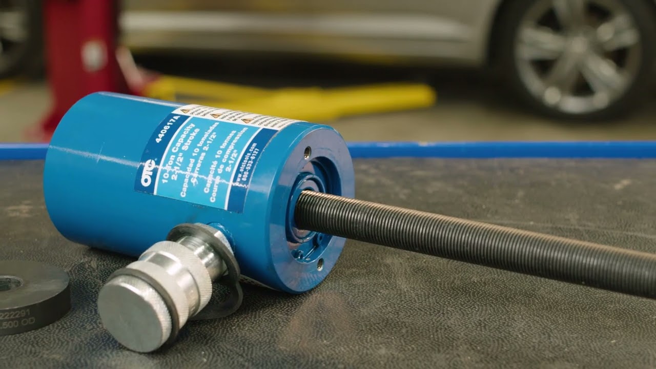 Easy leaf spring bushing removal and replacement. With hydraulics!