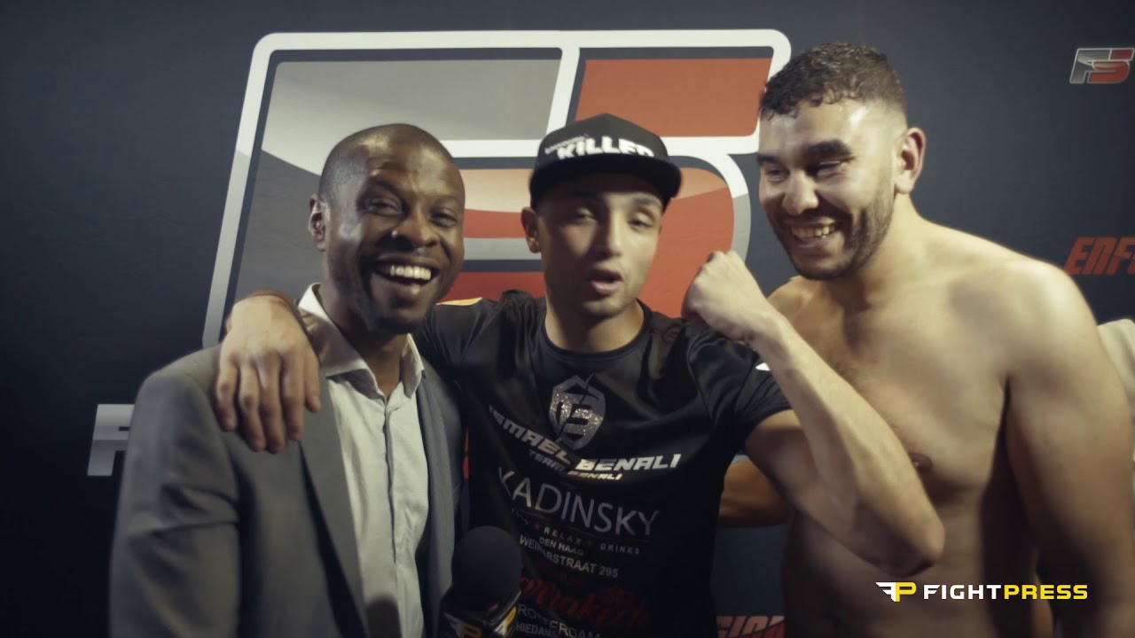Ismael Benali en Hicham Achalhi Interview - Fightsense presents Enfusion - Zuiderpark - 02.12.2017