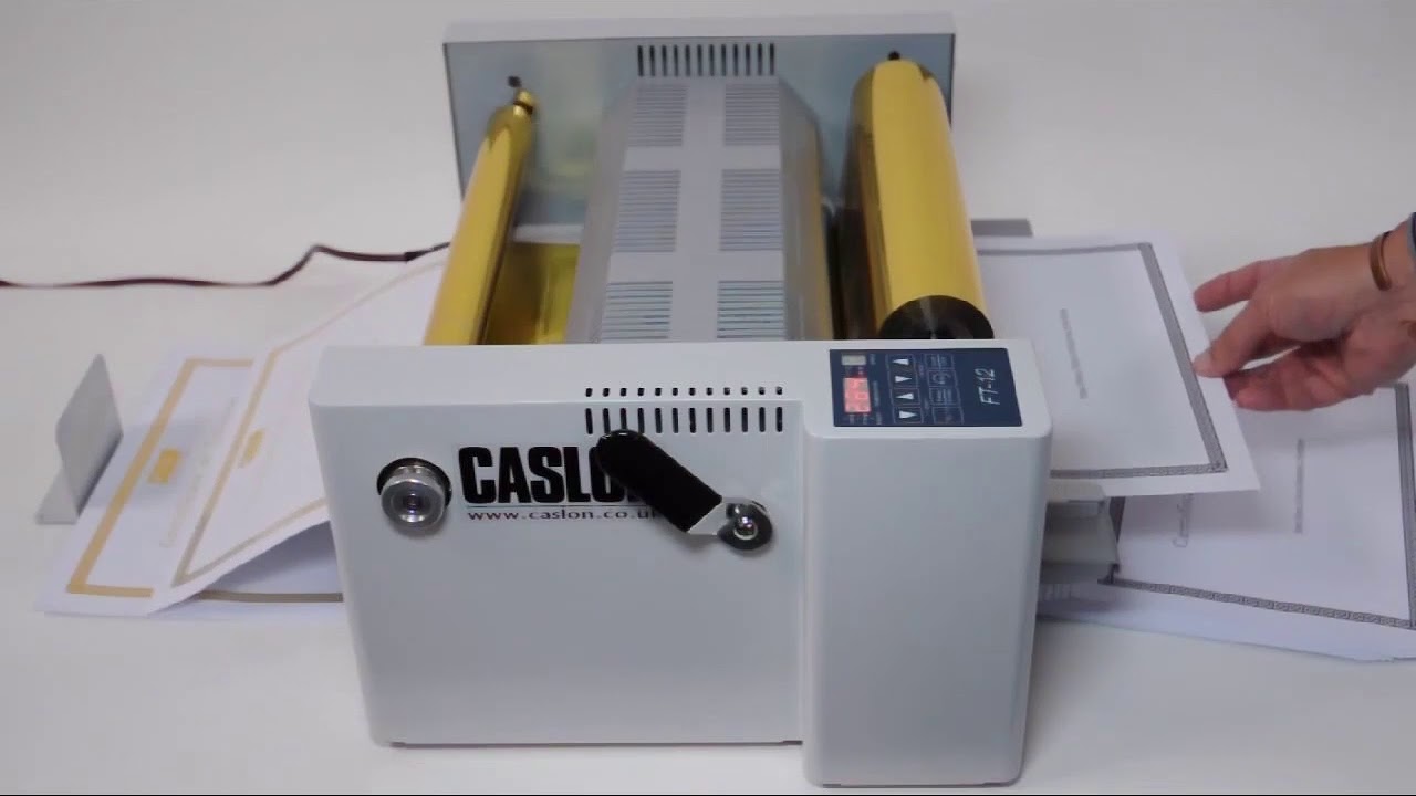 Macchina per il trasferimento di foil mod. FOILTECH 12 (www.plastitech.it)