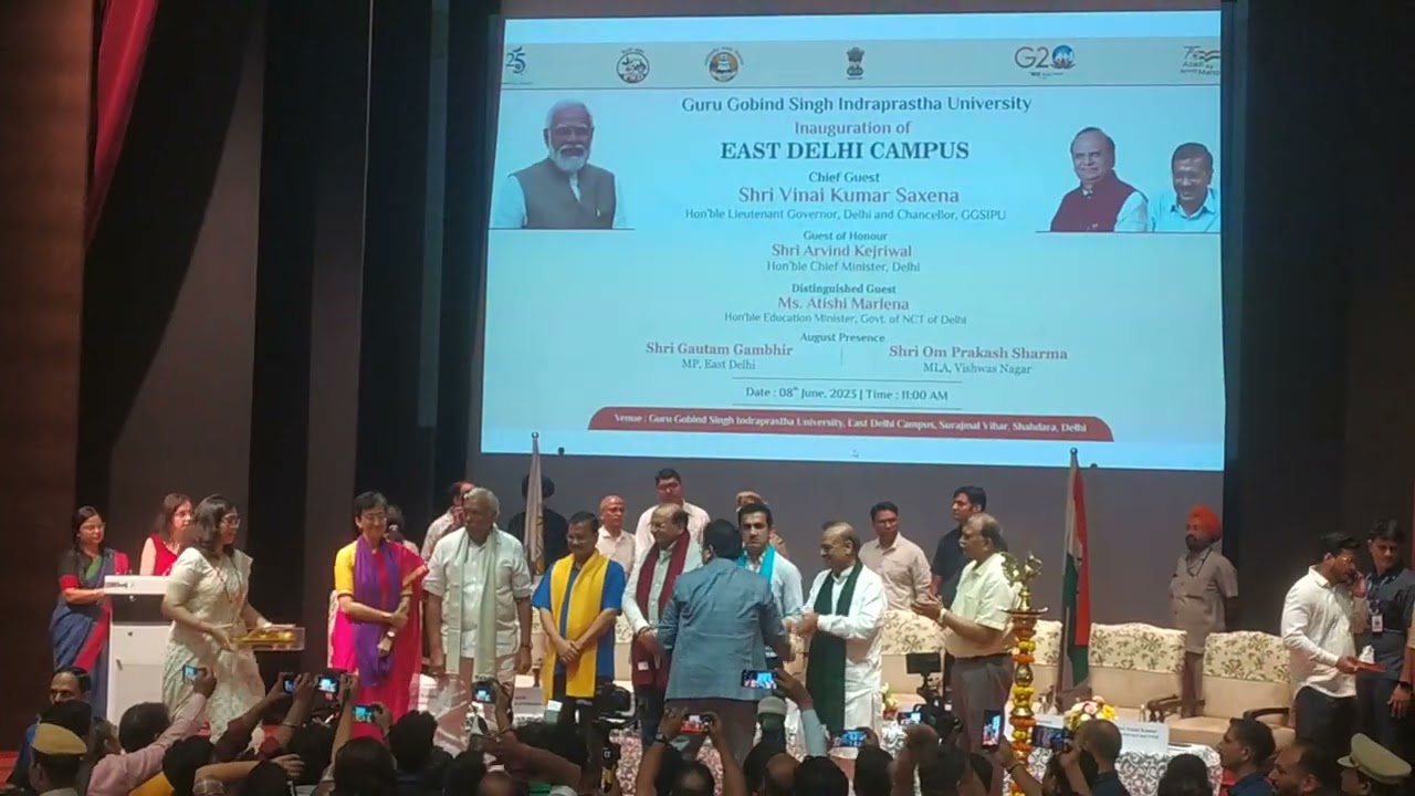 GGSIPU East Delhi Campus Inauguration.
