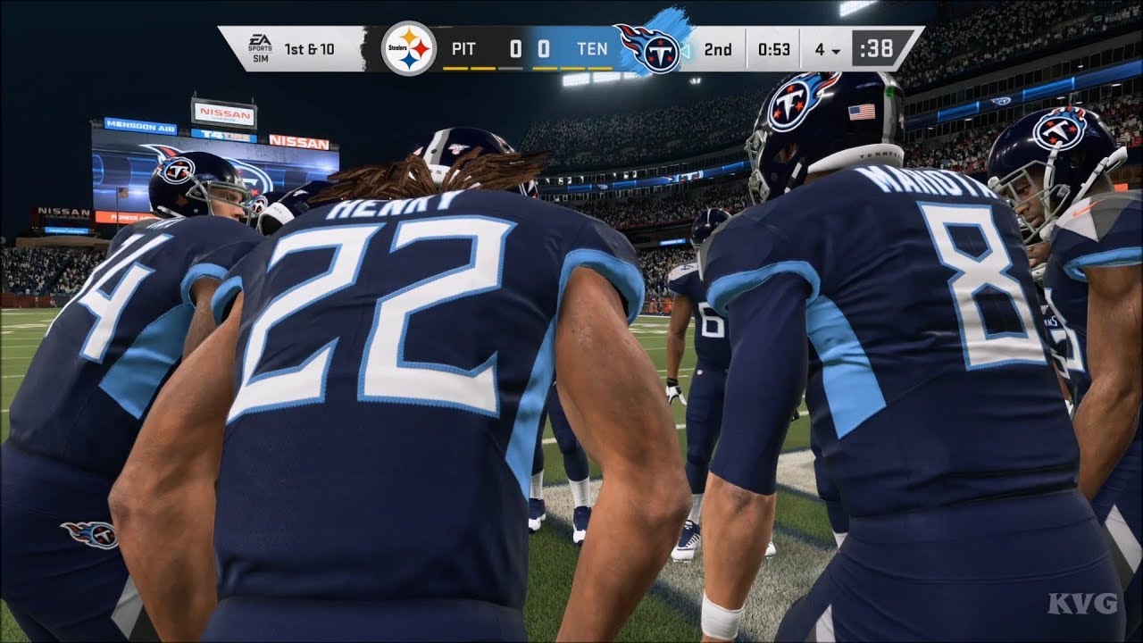 Madden NFL 20 &mdash; Tennessee Titans против Pittsburgh Steelers &mdash; Геймплей (Xbox One X HD) [1080p60FPS]