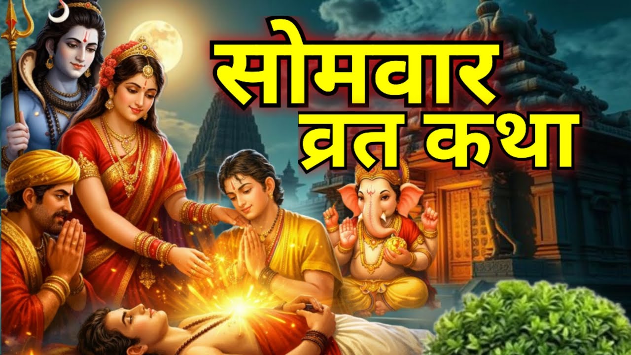 Somvaar vrat katha | सोमवार व्रत कथा | सोमवार व्रत की कहानी