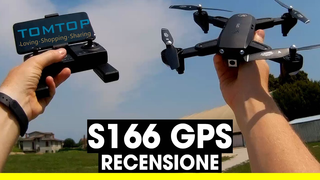 GoolRC CSJ S166 drone pieghevole con GPS, camera 1080p - Recensione e prova di Volo