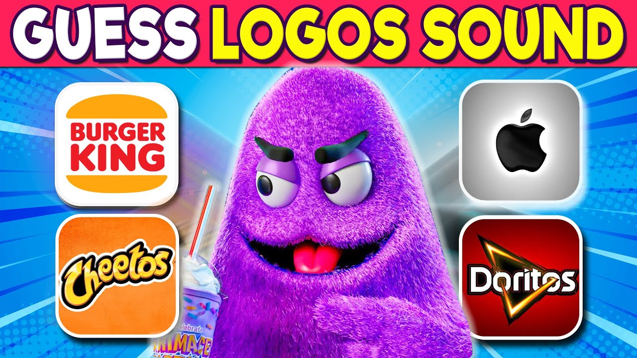 Угадаете звук логотипа? | Grimace Shake, Cheetos, McDonald's | Викторина по звукам логотипа алфавита