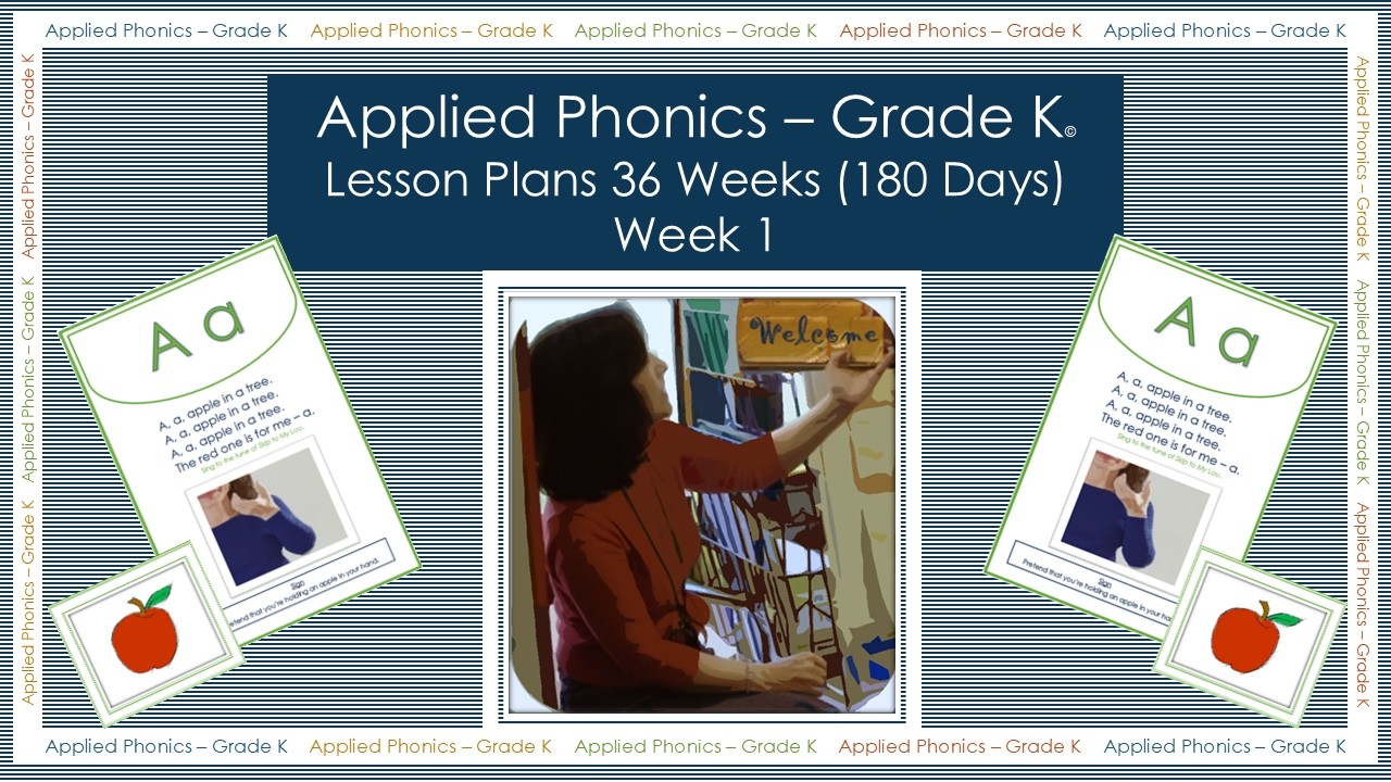 Applied Phonics - Grade K Week 1