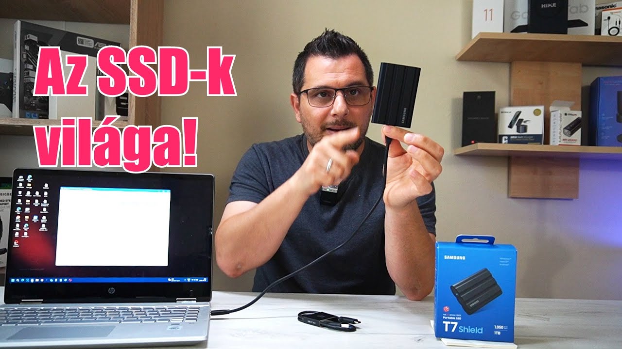 Ilyen egy díjnyertes külső SSD!!! Samsung T7 Shield