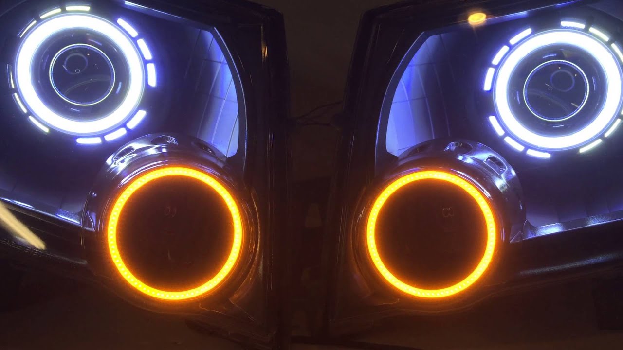 Nissan Xterra Projector Headlights HID Angel Eyes Halos Devil  35W 55W