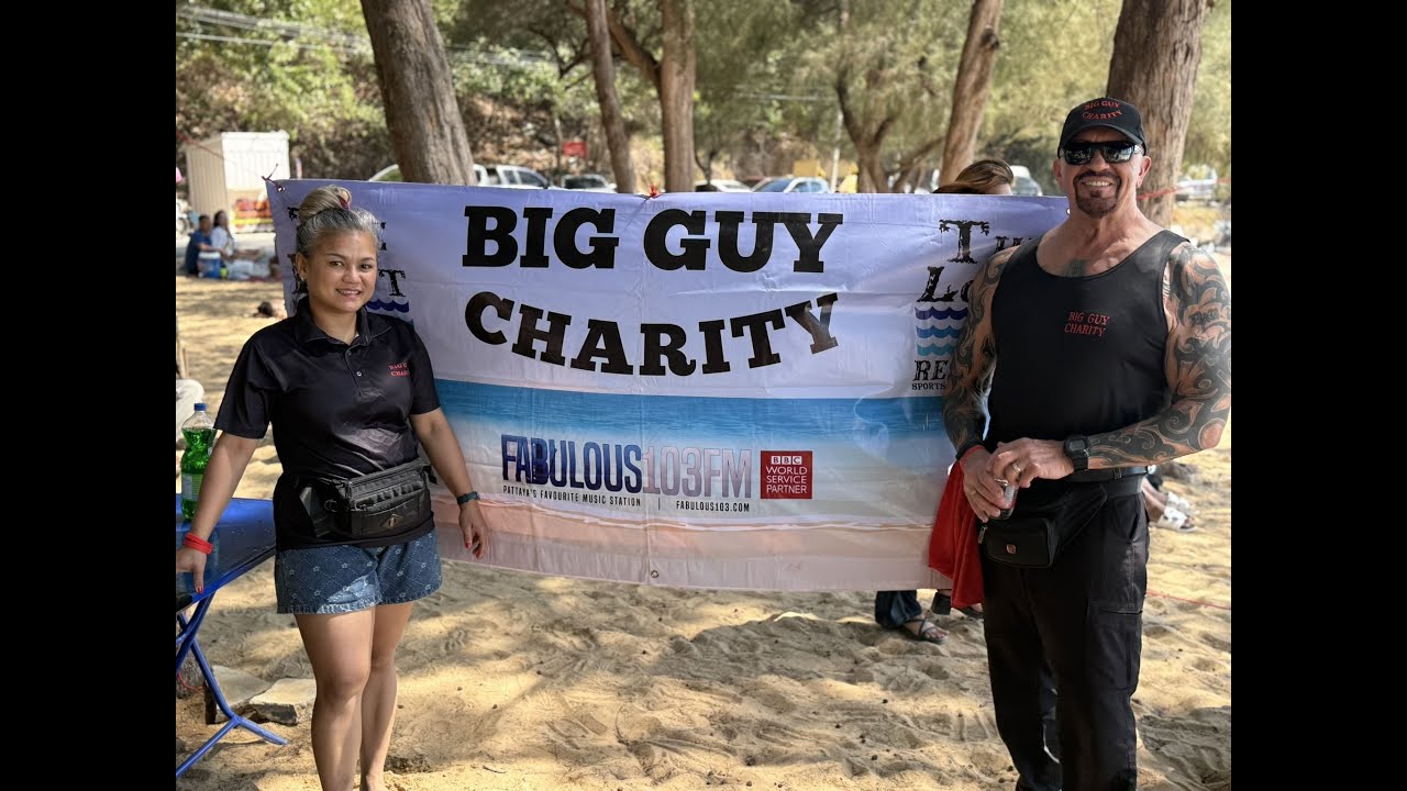 Big Guy Charity Day Out | A Special Day with Thai Orphans at Hat Nang Ram Beach