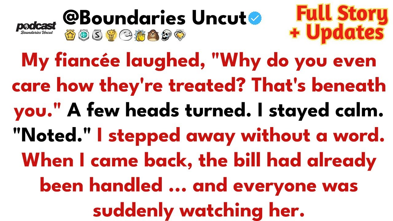My Fiancée Laughed, “Why Do You Even Care How They’re Treated? That’s Beneath You.” //Reddit Stories