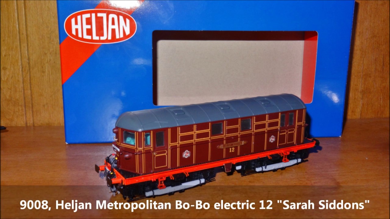 Heljan Metropolitan Bo Bo electric 12 Sarah Siddons in Metropolitan livery