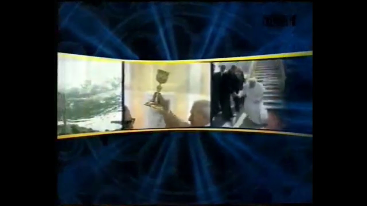 Żałobna czołówka WIADOMOŚCI po śmierci Jana Pawła II (02.04.2005)